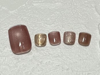 アイ ネイルズ 天神店(I nails)/キラブラウン ¥8800