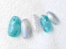 ユースタイル 新宿店(U-style)/夏マーブルネイル