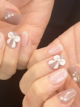 ネイルサロン ロゼオ(Nail salon Roseo)/定額Nail ¥6990~/長さ出し+¥3300