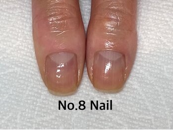 ナンバーエイトネイル(No.8 Nail)の写真/【爪の形ってこのままなんでしょ？】と諦めているそこのあなた☆ネイルケアで自爪を育成してみませんか？