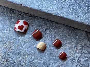 クルワートル/フットネイル+(1本アート☆)