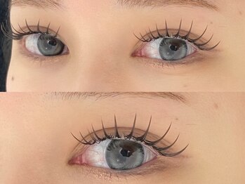 ミミ バイ シエロ 栄店(MiMi by cielo)の写真/まるで自まつ毛のような軽さと自然さが魅力の”フラットラッシュ120本¥6830”私だけの最高の目元と出会う◇