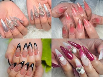 ルピナス ヒサヤ(nail LUPINUS hisaya)の写真/1本～長さだし対応！フォルムまで綺麗な縦長美爪をアプレ【Gel-X】で実現☆自爪育成したい方にもおススメ◎