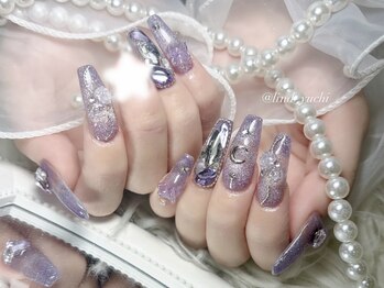 リンドネイル バイ モカ アンド ララ(Lind nail by moca and LaLa)/【yuchi】キラキラネイル