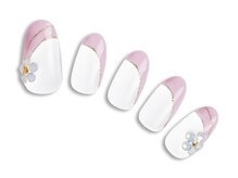 プラスネイル 北千住東口店(PLUS NAIL)/【370】ストーン×フラワー¥6039