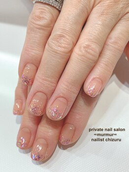 プライベート ネイルサロン マーマ(murmur)/ラメホロネイル