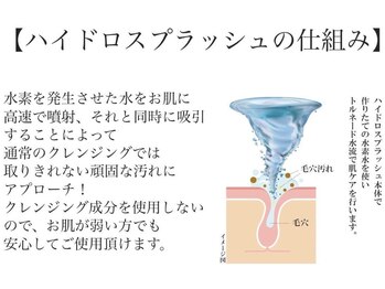 フレッシュ 立川本店(Fre-sh!!)/【ハイドロフェイシャル】仕組み
