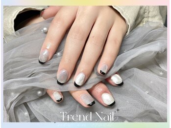トレンドネイルスタジオ(Trend Nail Studio)/マグベースのフレンチネイル