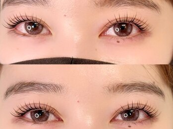 ノエルブラン(Noel blan)の写真/SNSで話題!自まつげを上げてからエクステを装着するパリエク♪アイシャンプー付きなのでモチの良さが抜群！