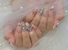 バベル 北堀江店(Babel)/ピンクネイル ¥8000+追加