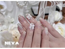 リボンネイル/キラキラ
