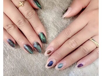 アイラッシュネイルサロン セシルビー(SECILB)/マグネットネイル 90分コース