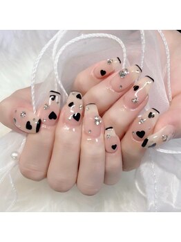 ティーアンドビー ネイルスタジオ(T&B NAIL STUDIO)/トレンドワンホンちゅるんネイル
