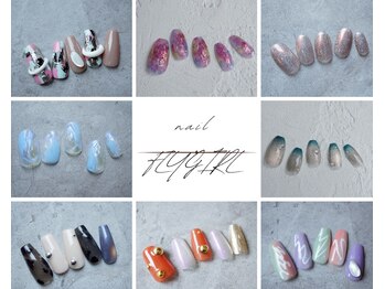 ネイル フライガール(nail FLY GIRL)/7月マンスリーデザイン♪