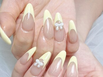 クイーンズネイルサロン(Queen's nail salon)/チップ長さだし/フレンチ