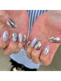 夜空のニュアンスネイル