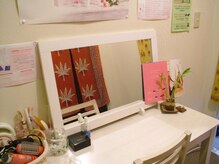 ドレッサー完備。YOSA後も綺麗に帰れます♪