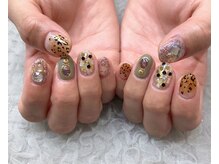 ネイルサロン ドレリッチ 心斎橋店(drerich)/レオパードネイル