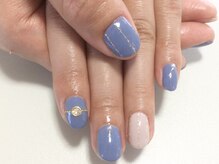 クォーターリゾートネイル(QUARTER RESORT nail)/ストライプネイル☆