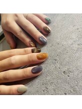 キイコネイル(kiiko.nail)/秋色カラフルマグ