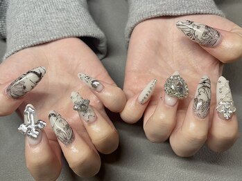 ネイルサロン ブリリアント(Nail Salon Brilliant)/付け放題＋キャラネイル4