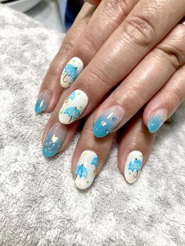 ラキネイル(LAKI Nail)/梅雨ネイル