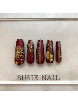 ケーズベース スージーネイル(Ks BASE Susie nail)/◆成人式ネイル◆チップデザイン