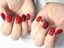 アンドット(anDot.)/真っ赤なハートネイル