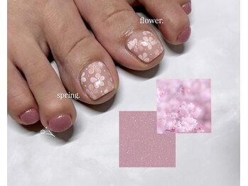 エクラ(eclat)/お花×フット