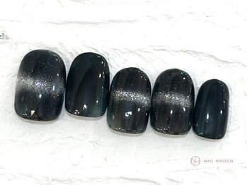 ネイルメゾン 池袋店(NAIL MAISON)/メンズブラックマグネット¥5800