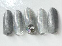 シャルム(Charme)/グレージュエレガントネイル