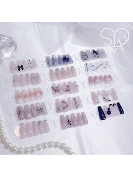 シアネイル すすきの店(SIA NAIL)の写真/残枠わずか！Jr.スタッフ尾崎-指名大歓迎【2nd定額】ジェル/チップ長さだし選択可！口コミ多数◎