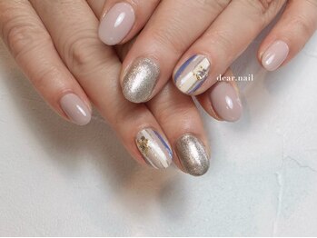 ディアネイル(dear.nail)/ストライプネイル