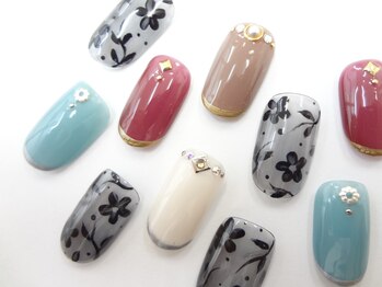 ネイルサロン クイール 小山店(NAIL SALON QUILL)/フラワー