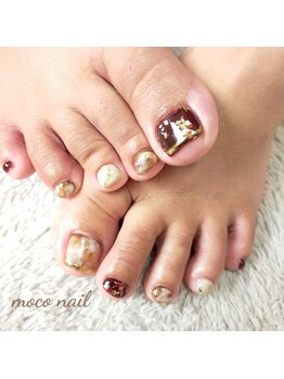 モコネイル(moco nail)/【フット】☆持ち込みデザイン☆