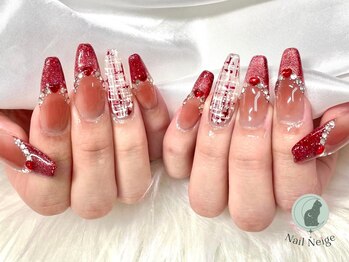 ネイルネージュ 錦糸町(Nail Neige)の写真/上品で可愛い指先へ｜スカルプ長さだし【10本持ち込みコース◎180分】理想を叶える、ネイルをご提供。