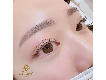 アリュージョン 秋田店/眉スタイリング×まつげパーマ
