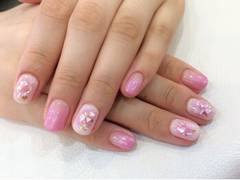 シャンネイルケアサロン(Shan Nail caresalon)/チーク×シェルネイル
