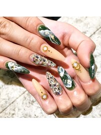 【スカルプ】ペイントネイル