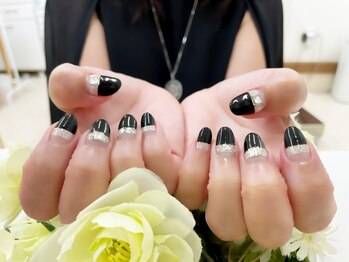 プルミエ ネイル(Premier Nail)/ブラック!スタイリッシュ!