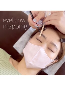 アイラッシュ ファボ(EYELASH FAV)/【美眉】黄金比ＷＡＸ＋眉メイク