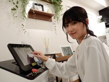 ビューティーセルフ24 金山店(BEAUTY SELF 24)/タッチパネルで操作します