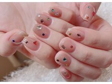 レアネイル 新宿(le'a nail)/ストーンネイル