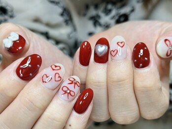 ウサギネイル 新大久保店(usagi nail)/ハートネイル