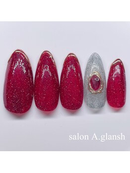 サロン アグランシュ(salon A.glansh)/デザイン選び放題☆