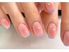【上品可愛い♪】マグネットネイル×細ラインフレンチ《10色から選択》 ¥4980