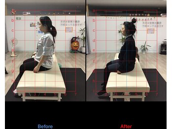 ストレチックス 近江八幡店/4回でこの姿勢の定着力!!