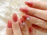 パラジェル《Hand》ネイリストご提案ネイル　上品　【ケア付き】￥8500