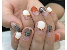 ドレス ネイルアンドアイラッシュ 梅田(Dress)/【Dress 梅田】チェック柄♪