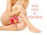 ３周年感謝際限定★全身＋VIO【wax＆光ダブル脱毛】　￥17400→￥15900